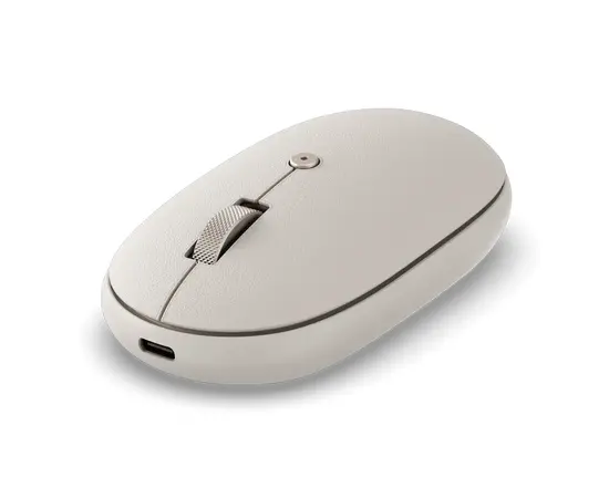 Cumpara Wireless Mouse Satechi OntheGo, 3 buttons, Multi-Device, Rechargeable, Bluetooth, Sand in Moldova