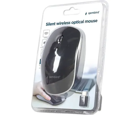 Cumpara Mouse Wireless Gembird MUSW-4BSC-01, Negru in Moldova