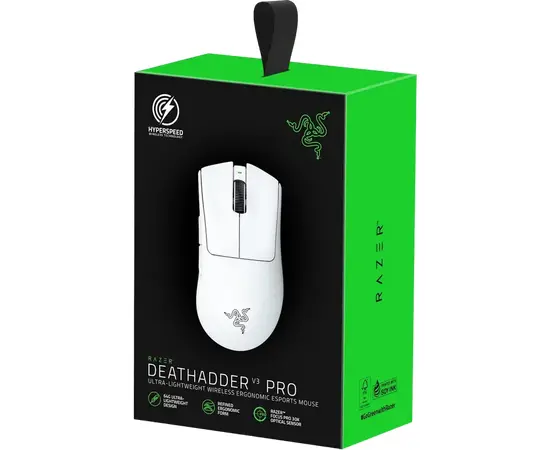 Cumpara Беcпроводная мышь Razer DeathAdder V3 Pro, Белый in Moldova