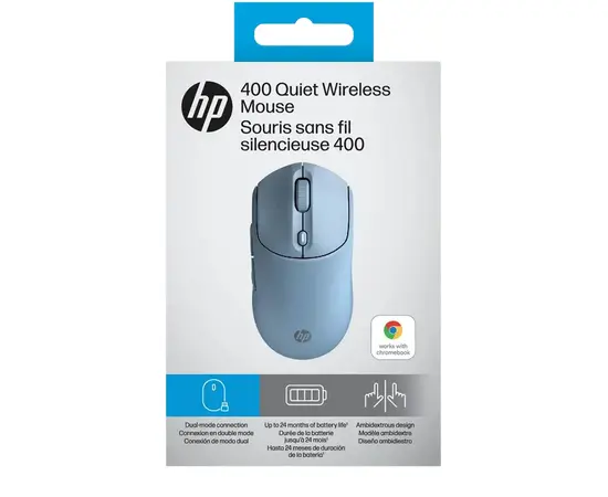 Cumpara Mouse HP 400 Quiet, Albastru in Moldova