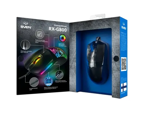 Cumpara Gaming Mouse SVEN RX-G800, Negru in Moldova