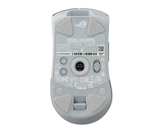 Cumpara Gaming Mouse ASUS ROG Keris Wireless AimPoint, Alb/Gri in Moldova