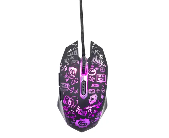 Cumpara Gaming Mouse Gembird MUS-6B-GRAFIX-01, Negru in Moldova