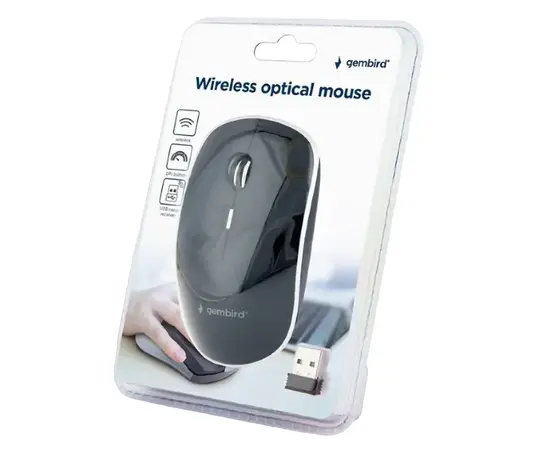 Cumpara Mouse Wireless Gembird MUSW-4B-01, Negru in Moldova