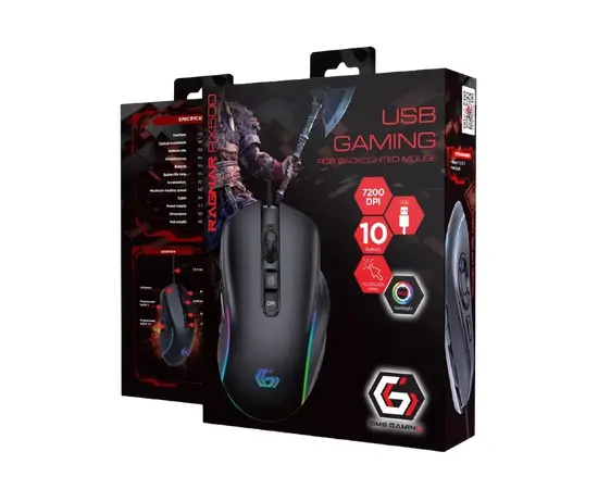 Cumpara Gaming Mouse Gembird RAGNAR-RX500, Negru in Moldova