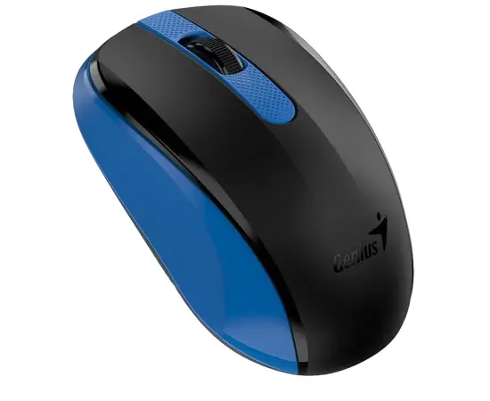 Cumpara Mouse Wireless Genius NX-8008S, Negru/Albastru in Moldova