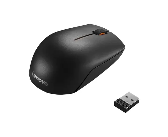 Cumpara Mouse Wireless Lenovo 300 Compact, Negru in Moldova