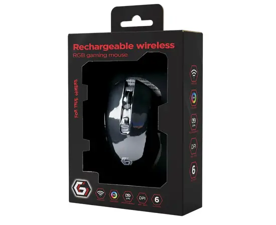 Cumpara Gaming Mouse Gembird MUSGW-6BL-02, Negru in Moldova