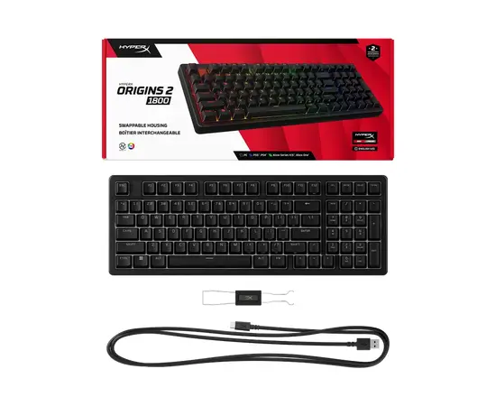 Cumpara Tastatură HyperX Origins 2 1800, Cu fir, Negru in Moldova
