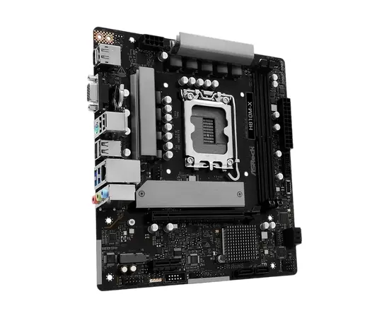 Cumpara Placă de bază ASRock H810M-X, LGA1851, Intel H810, Micro-ATX in Moldova