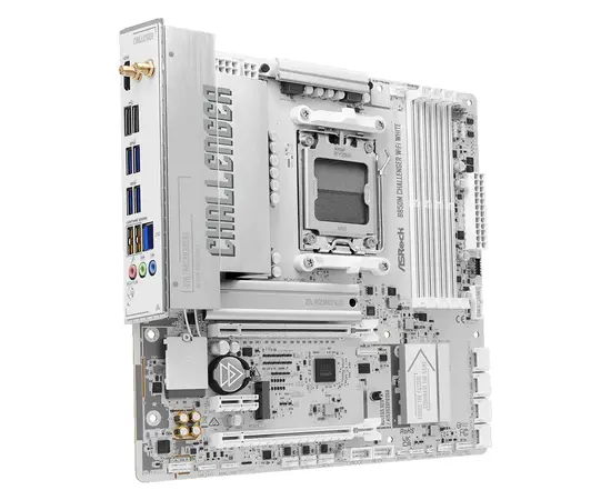 Cumpara Placă de bază ASRock B850M CHALLENGER WIFI WHITE, AMD B850, Micro-ATX in Moldova