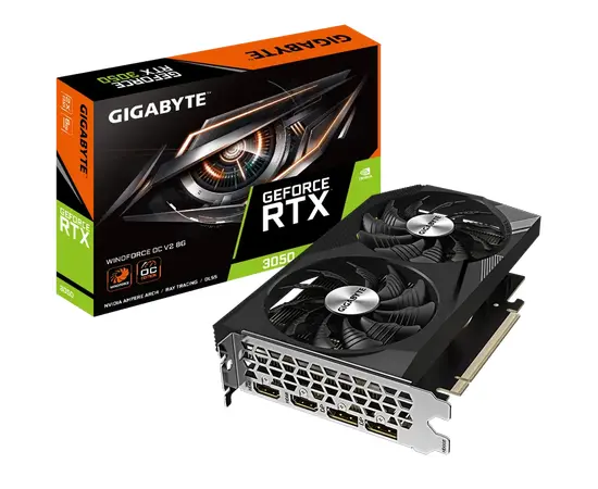 Cumpara Placă Video Gigabyte GV-N3050WF2OCV2-8GD, 8GB GDDR6 128bit in Moldova