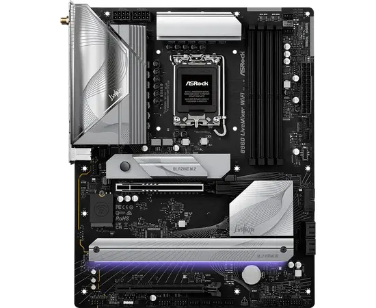 Cumpara Placă de bază ASRock B860 LiveMixer WiFi, LGA1851, Intel B860, ATX in Moldova