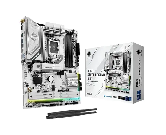 Cumpara Placă de bază ASRock B860 STEEL LEGEND WIFI, LGA1851, Intel B860, ATX in Moldova