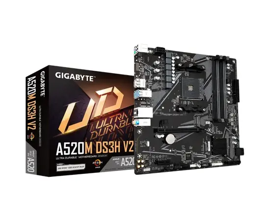 Cumpara Placă de bază Gigabyte A520M DS3H V2, AM4, AMD A520, Micro-ATX in Moldova