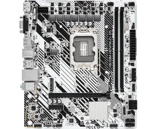 Cumpara Placă de bază ASRock H610M-HDV/M.2+ D5, LGA1700, Intel H610, Micro-ATX in Moldova
