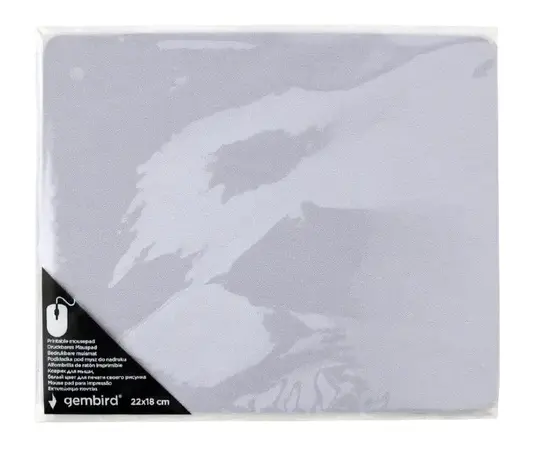 Cumpara Mouse Pad Gembird MP-PRINT-S, 220mm x 180mm, Alb in Moldova