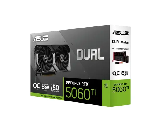 Cumpara Placă Video ASUS DUAL-RTX5060TI-O8G, 8GB GDDR7 128bit in Moldova