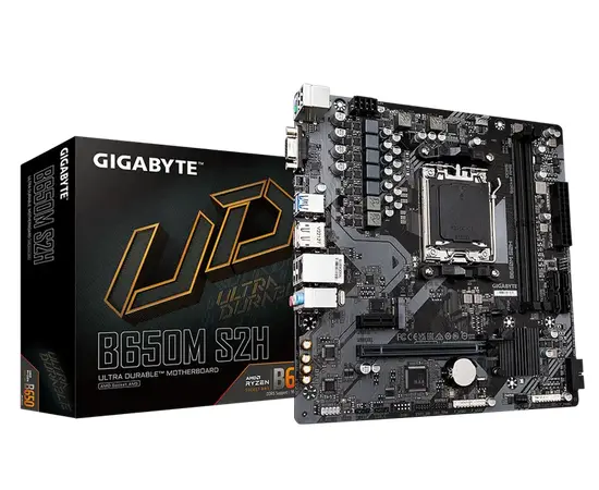 Cumpara Placă de bază Gigabyte B650M S2H, AM5, AMD B650, Micro-ATX in Moldova