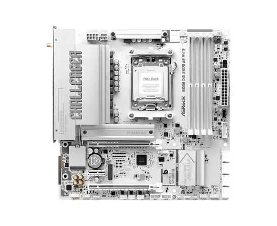 Cumpara Placă de bază ASRock B850M CHALLENGER WIFI WHITE, AMD B850, Micro-ATX in Moldova