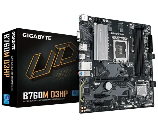 Cumpara Placă de bază Gigabyte B760M D3HP, LGA1700, Intel B760, Micro-ATX in Moldova