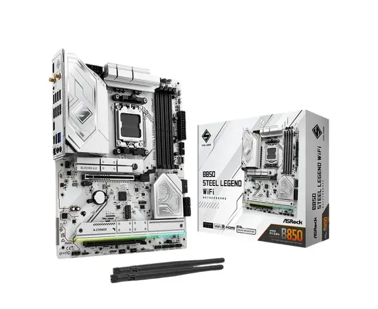 Cumpara Placă de bază ASRock B850 STEEL LEGEND WIFI, AM5, AMD B850, ATX in Moldova