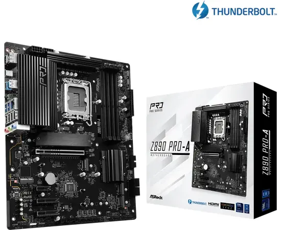 Cumpara Placă de bază ASRock Z890 PRO-A, LGA1851, Intel Z890, ATX in Moldova