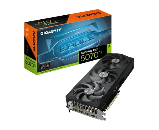Cumpara Placă Video Gigabyte GV-N507TEAGLE OC-16GD, 16GB GDDR7 256bit in Moldova