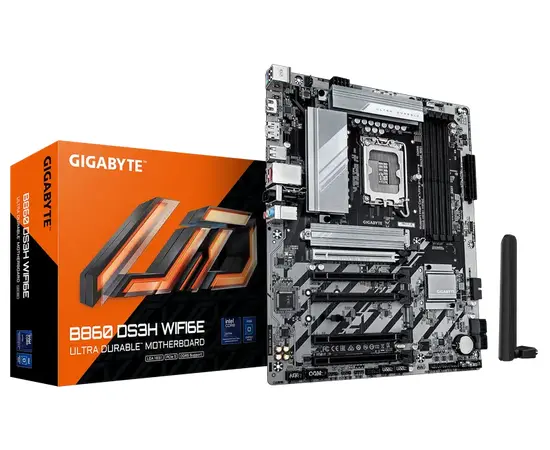 Cumpara Placă de bază Gigabyte B860 DS3H WIFI6E, LGA1851, Intel B860, ATX in Moldova