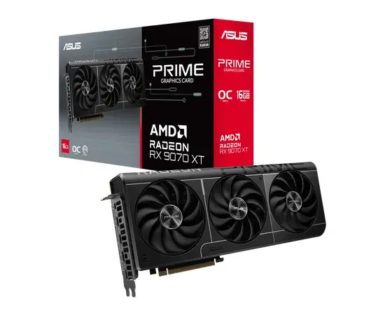 Cumpara Placă Video ASUS PRIME-RX9070XT-O16G, 16GB GDDR6 256bit in Moldova