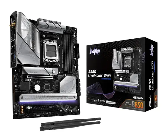 Cumpara Placă de bază ASRock B850 LiveMixer WiFi, AM5, AMD B850, ATX in Moldova