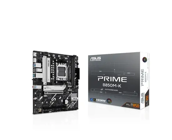 Cumpara Placă de bază ASUS PRIME B850M-K, AM5, AMD B850, mATX in Moldova
