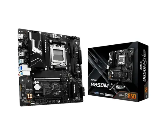Cumpara Placă de bază ASRock B850M-X R2.0, AM5, AMD B850, Micro-ATX in Moldova