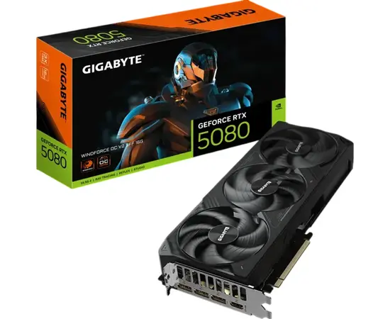 Cumpara Placă Video Gigabyte GV-N5080WF3OCV2-16GD, 16GB GDDR7 256bit (GV-N5080WF3OCV2-16GD) in Moldova