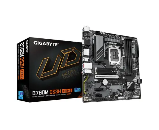 Cumpara Placă de bază Gigabyte B760M DS3H GEN5, LGA1700, Intel B760, Micro-ATX in Moldova