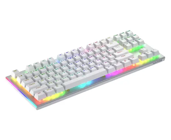 Cumpara Tastatură HATOR Gravity X TKL, Cu fir, Alb in Moldova