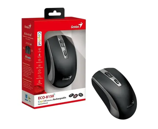 Cumpara Mouse Genius ECO-8150, Gri in Moldova