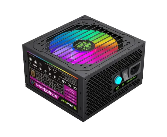 Cumpara Sursă Alimentare PC Gamemax VP-800-RGB-S, 800W, ATX, Nemodular in Moldova