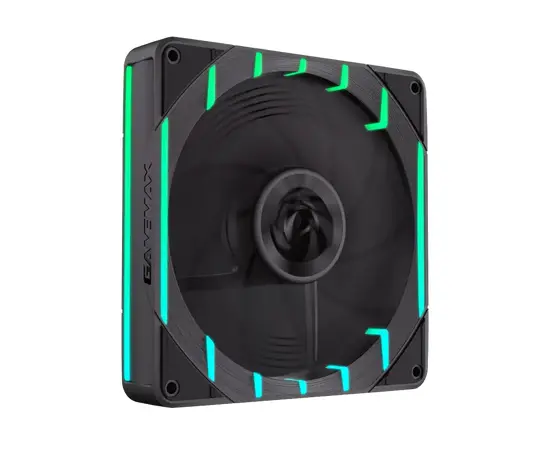 Cumpara PC Case Fan GAMEMAX Tornado T12, Reversed, 120mm, ARGB, 24 LED, 9 blades, PWM, 