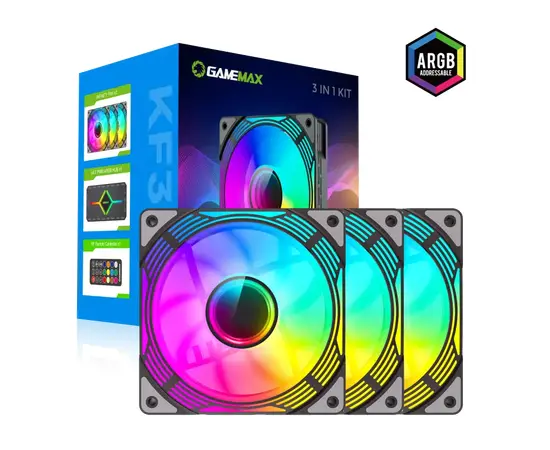 Cumpara Ventilator PC Gamemax KF300, 120 mm in Moldova