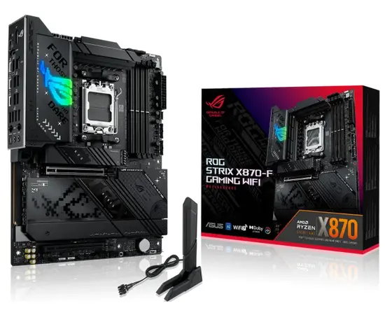 Cumpara Placă de bază ASUS ROG STRIX X870-F GAMING WIFI, AM5, AMD X870, ATX in Moldova