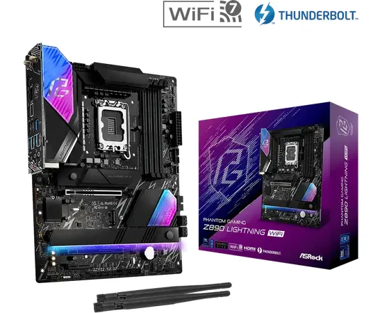 Cumpara Placă de bază ASRock Z890 LIGHTNING WIFI, LGA1851, Intel Z890, ATX in Moldova
