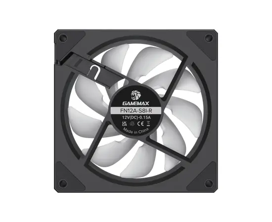 Cumpara PC Case Fan GAMEMAX FN12A-S8I-R, Reversed, 120mm, ARGB, 24 LED, 9 blades, PWM, 