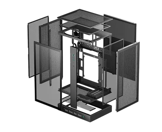 Cumpara Carcasă PC Deepcool CH270 Digital, Mini-Tower, Fără PSU, Negru in Moldova