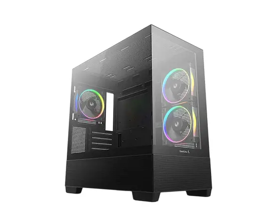 Cumpara Carcasă PC Deepcool CG380 3F, Mini-Tower, Fără PSU, Negru in Moldova