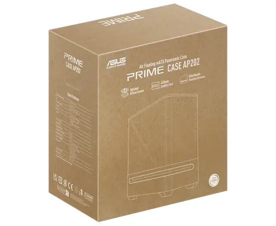 Cumpara Carcasă PC ASUS PRIME AP202 TG ARGB, Midi-Tower, , Negru in Moldova