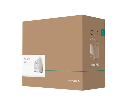 Cumpara Carcasă PC Deepcool CL660 WH, Midi-Tower, Fără PSU, Alb in Moldova