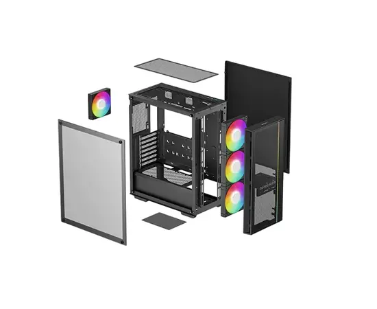 Cumpara Carcasă PC Deepcool MATREXX 55 MESH V4, Midi-Tower, Fără PSU, Negru in Moldova