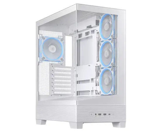Cumpara Carcasă PC ASUS A31 PLUS TG ARGB, Midi-Tower, Alb in Moldova