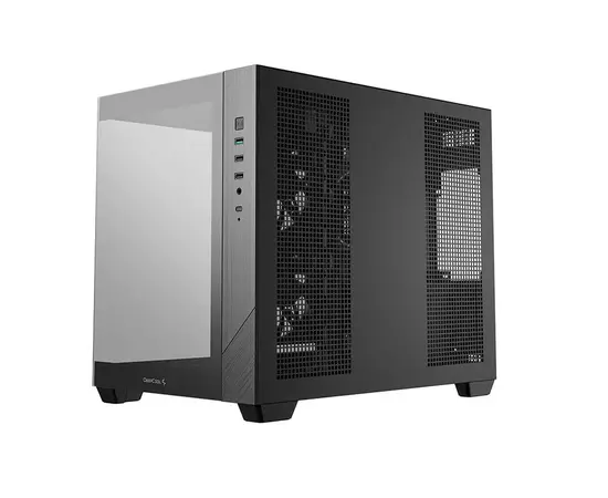 Cumpara Carcasă PC Deepcool CG330 3F, Midi-Tower, Fără PSU, Negru in Moldova